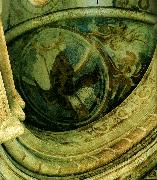 majestas domini absiden i va med bilden av  herren i sitt majestat oil painting artist